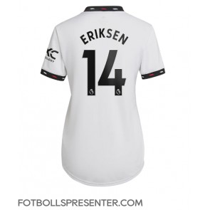 Manchester United Christian Eriksen #14 Borta Matchtröja Dam 2022-23 Kortärmad